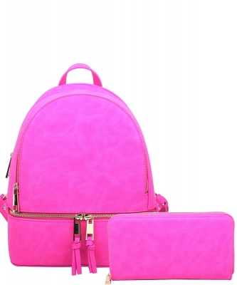 Fashion 2-in-1 Backpack LP1062W FUCHSIA